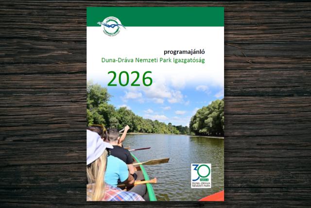 A 2026-os programajánló füzet címlapja